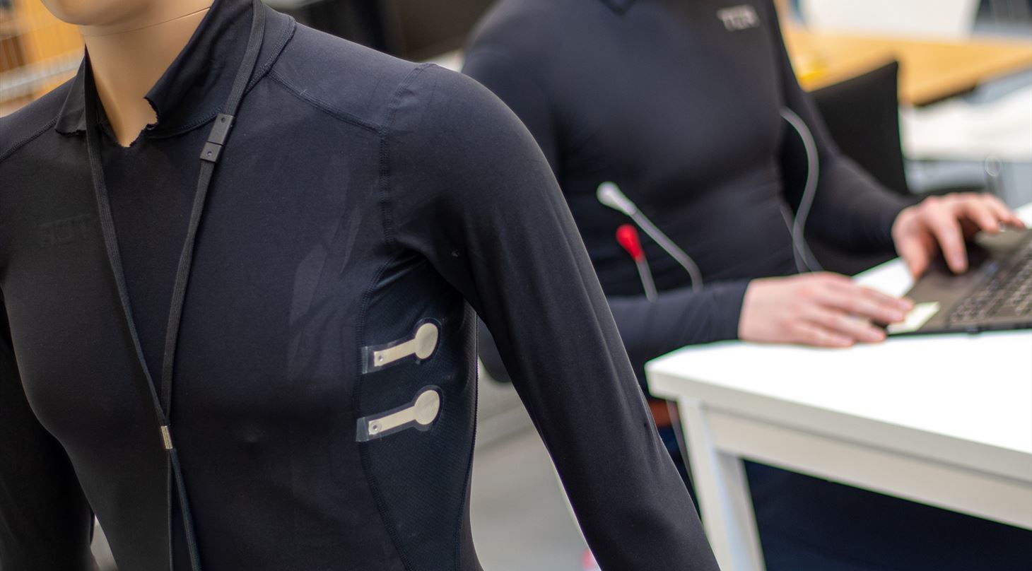 Smart textiles with electronics